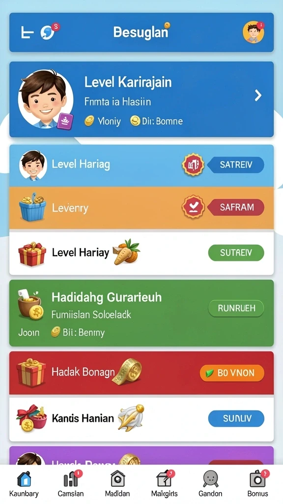 dewihoki - Tampilan awal permainan DEWIHOKI yang menarik.
