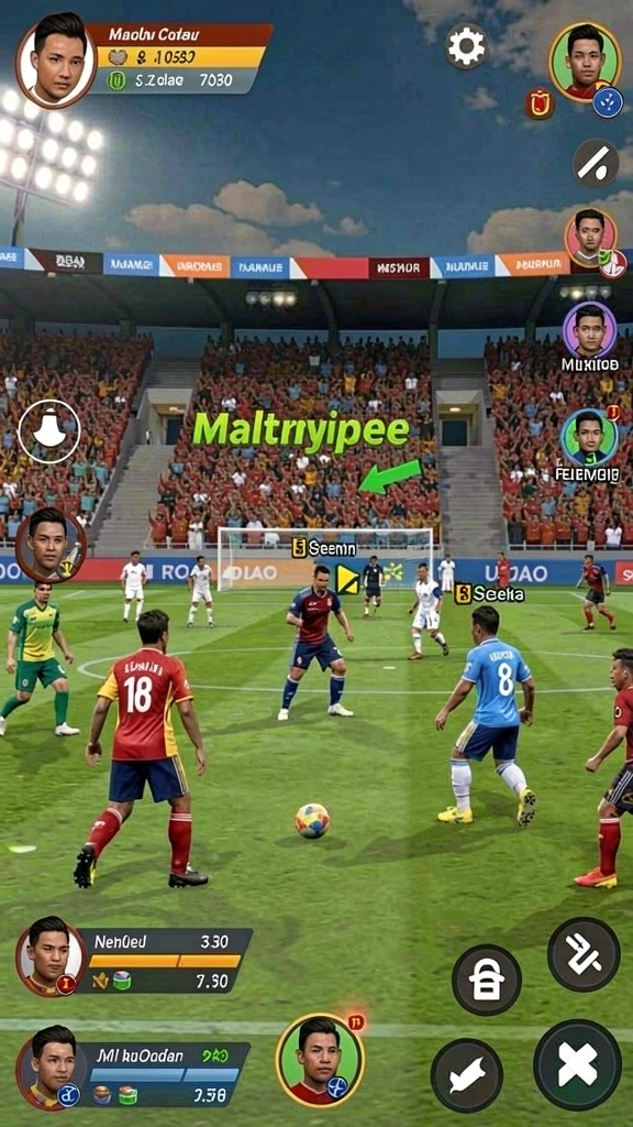 f32 - Tangkapan layar memperlihatkan karakter utama dalam aksi bertarung.