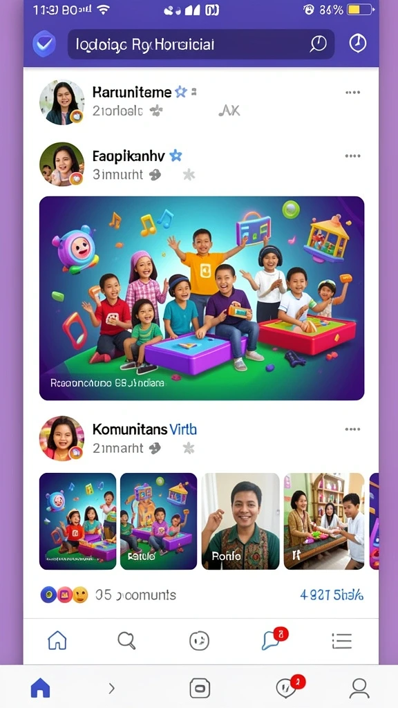 idnseru - Tampilan antarmuka pengguna yang intuitif dan mudah dinavigasi.